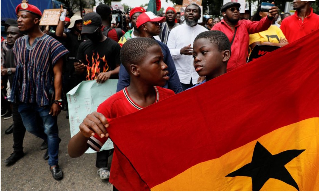 Ghana Protesters in Accra